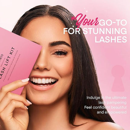 Lash Lift kit at Home Salon: Professional Eyelash Perm Kit for Beginner - Eyelash Eyebrow Curling Set Glue Upgraded Version