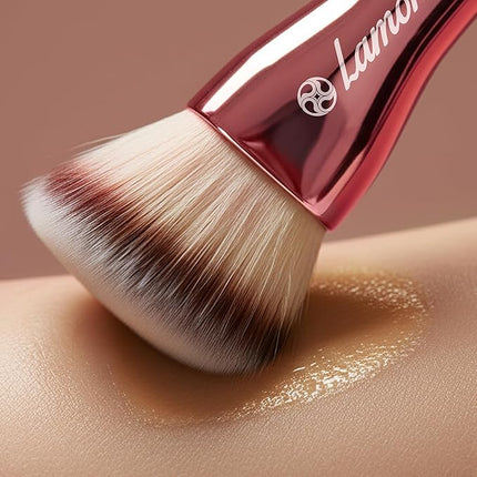 Blending Liquid Makeup Foundation Brush - Kabuki Contour Brush, Face Buffing Brush With Pro Quality Synthetic Dense Bristles For Stippling Mineral Cream, Powder, Blush