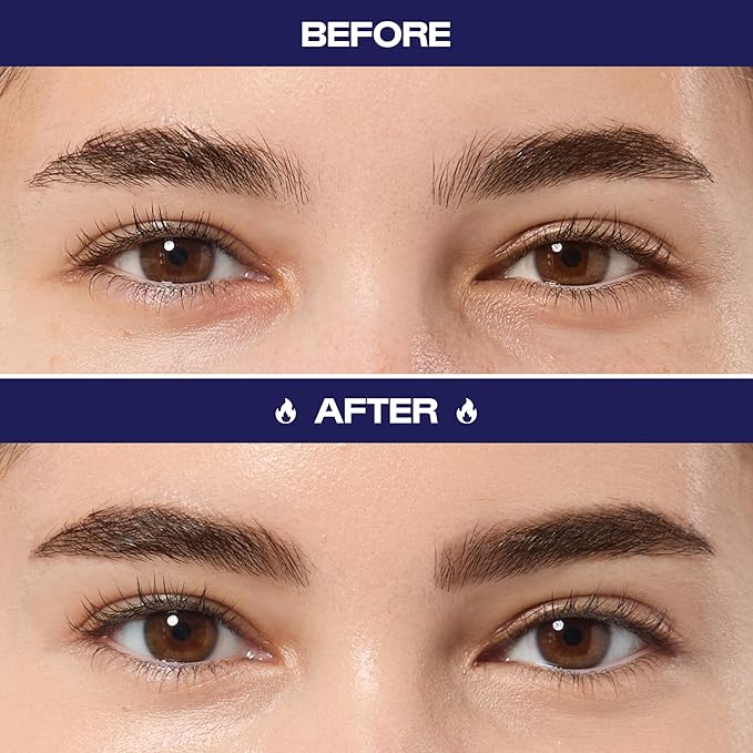 ALLEYOOP Swift Eyebrow All-In-1 Brow Definer with Built-In Sharpener & Spoolie Brush, Water & Smudge Resistant and Eyebrow Pencil for Women, Natural Matte Finish, Vegan, Cruelty-Free (Medium Brown)