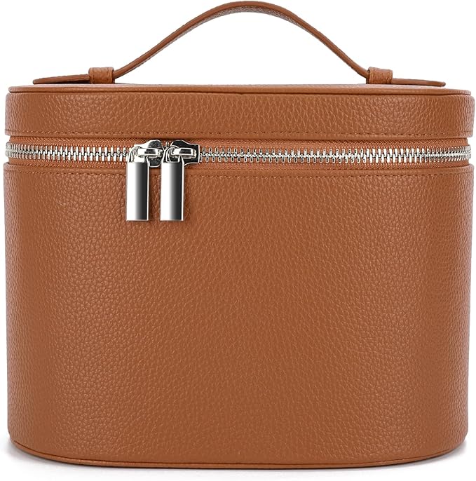 YFGBCX Makeup Bag Vanity Case with Removable Divider Travel Toiletry Bag Portable Cosmetic Bag Makeup Organizer Case