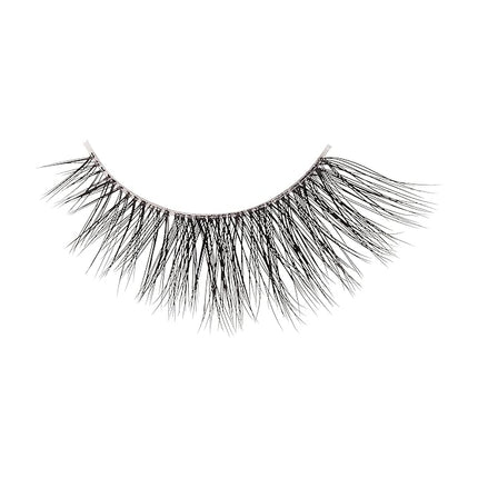 KISS Lash Couture LuXtensions Collection False Eyelashes, Flat Lash Technology, Super Slim Lash Band, Real Lash Extension Fibers, Reusable, Contact Lens Friendly Strip Lashes, Style 'Classic', 1 Pair