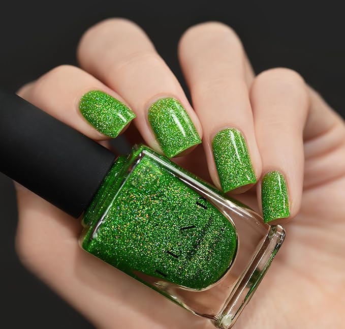 ILNP Someday - Juicy Lime Green Holographic Sheer Jelly Nail Polish
