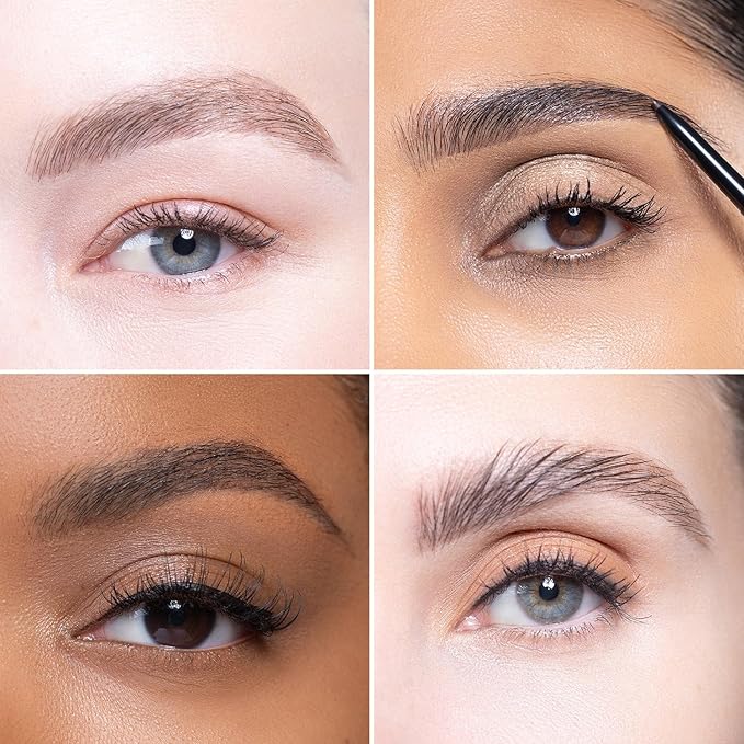 OFIR Brow Trace Precision Browliner | Waterproof, Ultra-Fine Tip Brown Eyebrow Pencil | Smudge-Proof, Cruelty Free, Matte Finish | Long-Wear Brow Tool with Spoolie | Chocolate - Dark Brown, 0.003 OZ