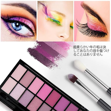 Eye Makeup Brush Set, 6 Pcs Professional Blending Eyeshadow Makeup Brushes for Concealer Eyebrows Eyeliner, Soft Hairs & Wood Handle (black and silver)…