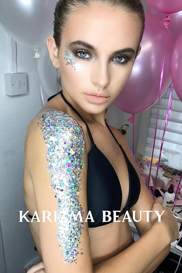 Prism Biodegradable Chunky Glitter // Karizma Beauty Bio Glitter Eco Glitter Face Glitter 10g