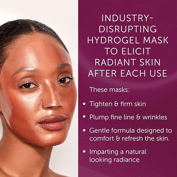 111SKIN Rose Gold Brightening Facial Treatment Mask | Fragrance Free | The Ultimate Pre-Event Mask | For Hydration & Radiance | Set of 5 (1.01 oz each)