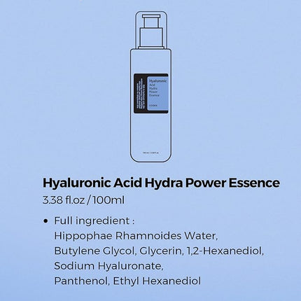 COSRX Hyaluronic Acid Toner, 3.38 fl.oz / 100ml, For Dry Skin, Lightweight Daily Essence, Day and Night, Korean Skin Care, Animal Testing Free, Paraben Free