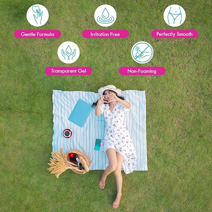 Bikini Zone Soothing Shave Gel Combo Set, 5 Oz Full Size and 3 Travel 1 Oz Minis