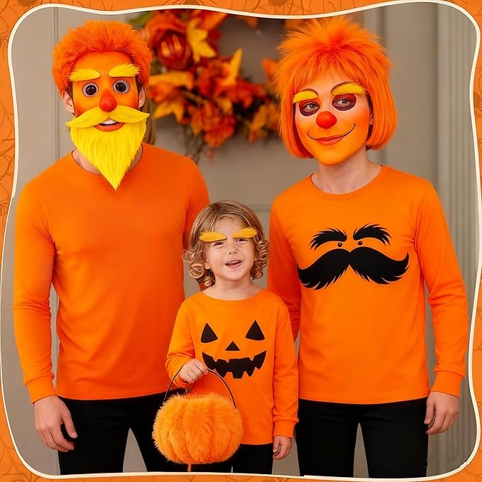 Go Ho Orange Face Paint Stick,Water Based Washable Face Body Paint Stick,Non-toxic Full-coverage Cream Body Paint for Adults Children Halloween Cosplay SFX Tiger Pumpkin Makeup