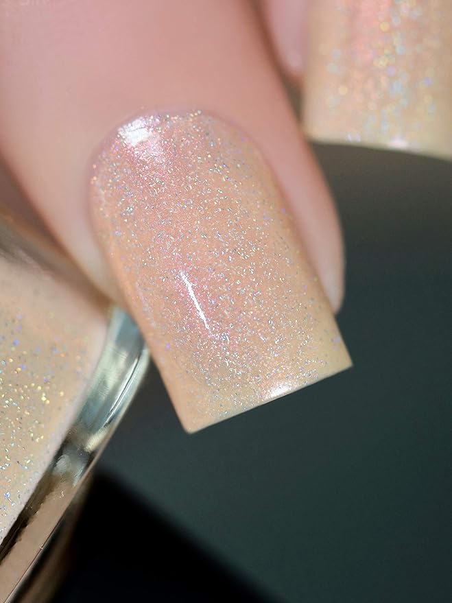 ILNP Secret Society - Beige Holographic Shimmer Nail Polish
