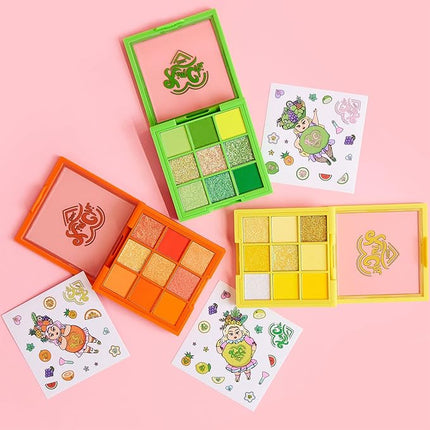 Kimchi Chic Beauty Citrus Queen - 9 Shades in 1 Makeup Palette - 03 LIME
