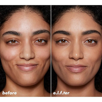 e.l.f. Halo Glow Skin Tint SPF 50, Tinted Moisturizer For Light, Buildable Coverage, Creates A Natural Glow, Vegan & Cruelty-Free, 8 Medium Neutral