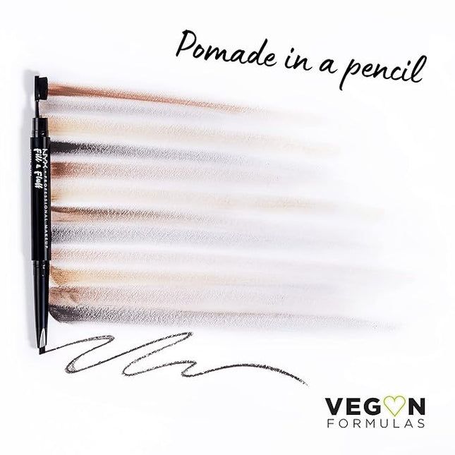 NYX PROFESSIONAL MAKEUP Fill & Fluff Eyebrow Pomade Pencil, Espresso