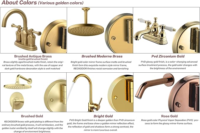 Brass Wall Mounted Makeup Mirror with Lights and Magnification, Rechargeable Lighted Magnifying Mirror Wall Mount with 1X and 5X, Brushed Antique Brass Bathroom Arts Ware