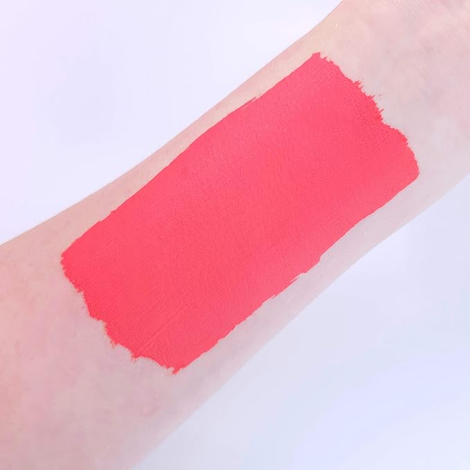 Pro Face & Body Paint Cake Pots by Moon Creations - Coral - Professional Water Based Face Paint Makeup for Adults, Kids - 1.26oz