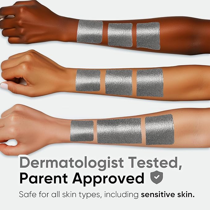 Blue Squid PRO Metallic Silver Face Paint Stick - Waterproof Silver Body Paint Adults & Kids Eye Black Baseball, Eyeblack Softball -Hypoallergenic Twist-Up Non-Toxic Makeup Stick Cosplay, Sports & SFX