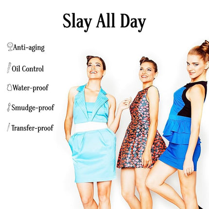 Gerard Cosmetics Slay All Day Makeup Setting Spray (Mint Chocolate Chip Scented), Matte Finish with Oil Control, Cruelty Free, Long Lasting Finishing Spray, 3.38oz (100ml)
