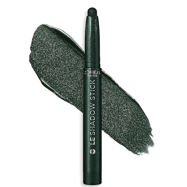 L'Oreal Paris Makeup Le Shadow Stick Eyeshadow, Blendable, Smudge-Resistant, Smokey Cream Eyeshadow, 270 Twilight Emerald
