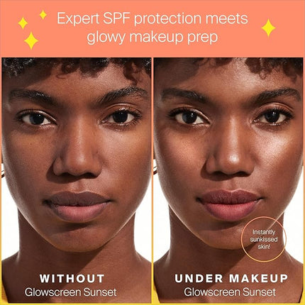 Supergoop! Glowscreen SPF 40, Sunset (Deep Bronze Glow) - 1.7 fl oz - Glowy Primer + Broad Spectrum Tinted Sunscreen - Helps Filter Blue Light - Hydration - Hyaluronic Acid & Vitamin B5