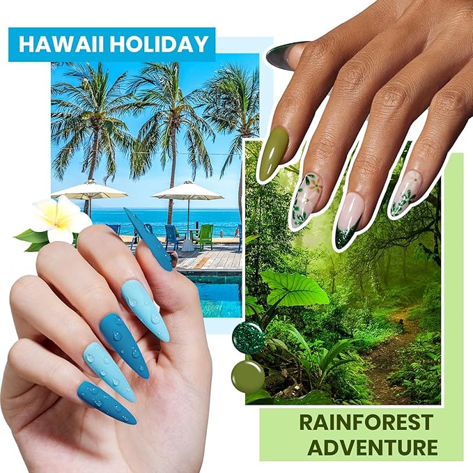 Beetles Gel Nail Polish Set 77 Pcs 60 Colors Cat Eye Gel Nail Kit Fall Winter Red Nude White Polish Nail Kit with Base Top Coat UV DIY Art Tool Home Gifts for Women World Travel