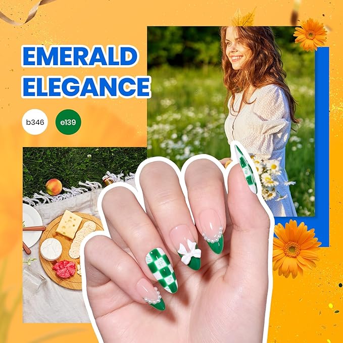 Beetles Gel Nail Polish Kit with U V Light - 53 Pcs Emotional Spectrum Pro 32 Colors Gel Nail Kit with Base &Matte &Glossy Top Coat and Tools Decoration Manicure Set Soak Off Gifts for Women Girls