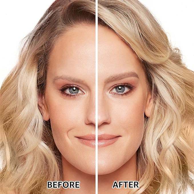 Eyebrow Stamp Stencil Kit - One-Step Eye Brow Stencil Kit with 24 Reusable Thin & Thick Eyebrow Stencils, Long-Lasting Waterproof & Smudge-Proof Brow Stamp Kit for Perfect Eye Makeup (Black Brown)