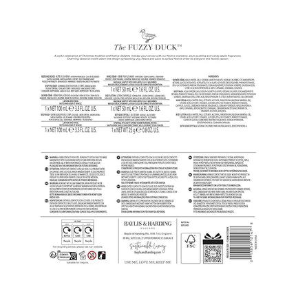 Baylis & Harding The Fuzzy Duck Winter Wonderland Luxury Pamper Present Gift Set - Vegan Friendly