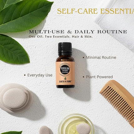 Earth N Pure Babchi Oil (Bakuchi Oil) Cold Pressed, Natural & Therapeutic Grade 30 ml