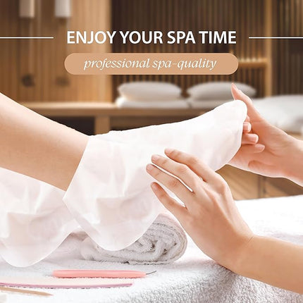 Innerest Original Derma Beauty Foot Mask 12 Pairs Detoxifying Charcoal Moisturizing Foot Mask Body Exfoliator Foot Masks Callus Remover Foot Bath Pedicure Supplies for Beauty & Personal Care