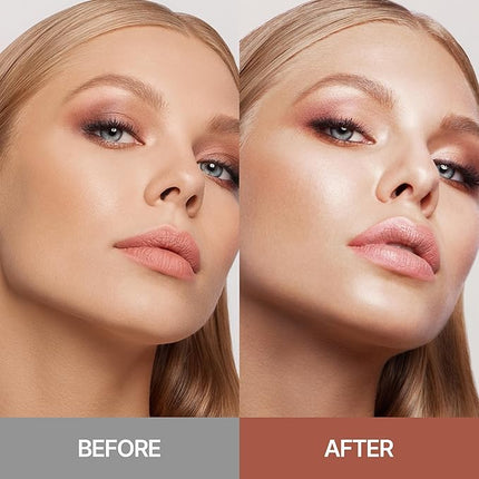 TOUCH IN SOL In My Heart Stick Highlighter (#Moonlight Beam) - Cream Highlighter Stick for Korean Makeup, Multi-Use for Lips, Cheeks & Body, Blendable for Dewy Glow, K-Beauty (0.21 oz)