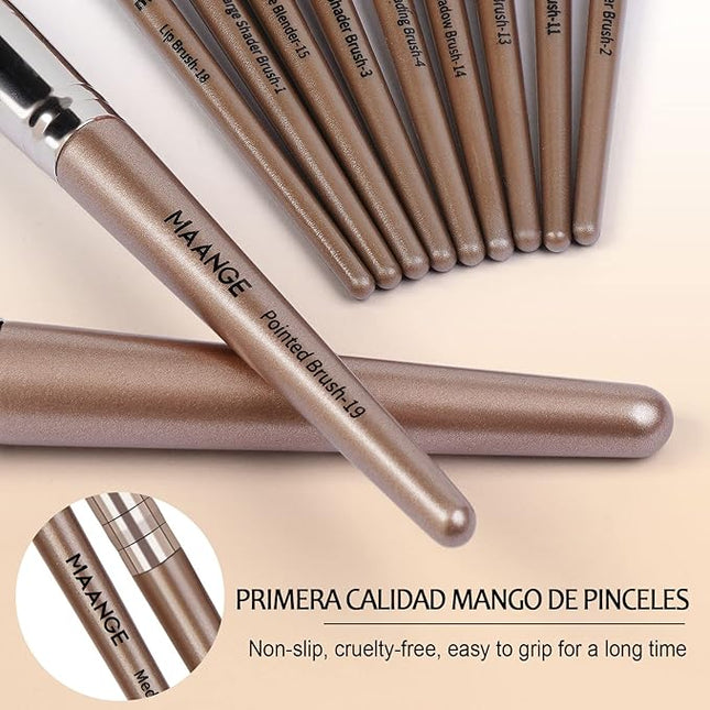 Make up Brushes, 20 Pcs Professional Makeup Brushes Set Foundation Eyeshadow Blush Brush,Travel Kabuki Blending Concealers Face Powder Eye Makeup Brush Sets with Gift box