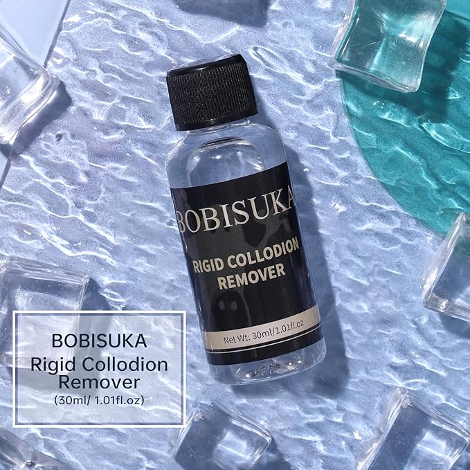 BOBISUKA Rigid Collodion Remover 30ml for Scarring Liquid Removal Professional Special Effects Halloween Scar Makeup Remover