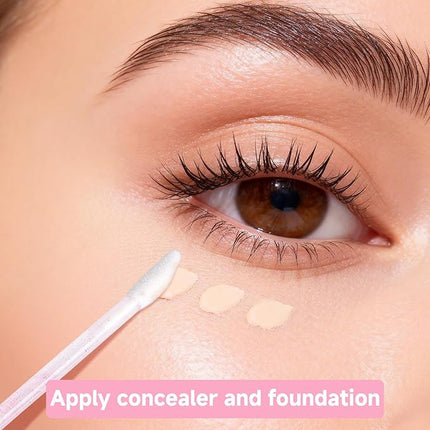 G2PLUS 100PCS Glitter Crystal Lip Brush, Disposable Lip Brushes, Lip Gloss Applicators,Lip Gloss Wands Applicator Perfect Makeup Tool Kits (Pink)