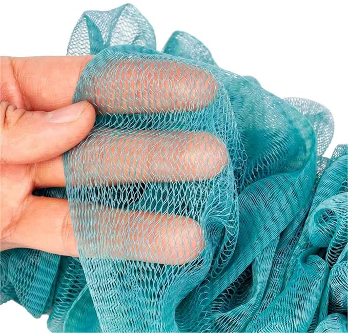 Back Scrubber for Shower,Loofah Long Handle Bath Body Brush,Soft Nylon Mesh Sponge for Shower,Loofah On a Stick for Men Women,Exfoliating Scrub Cleaning Luffa for Elderly(4Pack-4Color)