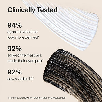 Honest Beauty 2-in-1 Extreme Length Clean Mascara, Lash Primer, Lengthening, Volumizing, Cruelty-Free, Safe for Sensitive Eyes, Black, .27 fl oz