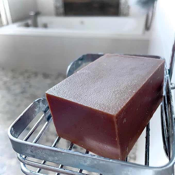 Bison Tallow Buff Soap Bar, Apple Moonshine, (2 pack) - Scents of Apple, Cinnamon, & Orange - Cleans, Moisturizes, Soothes, Hydrates - No Dyes, Chemicals, or Preservatives