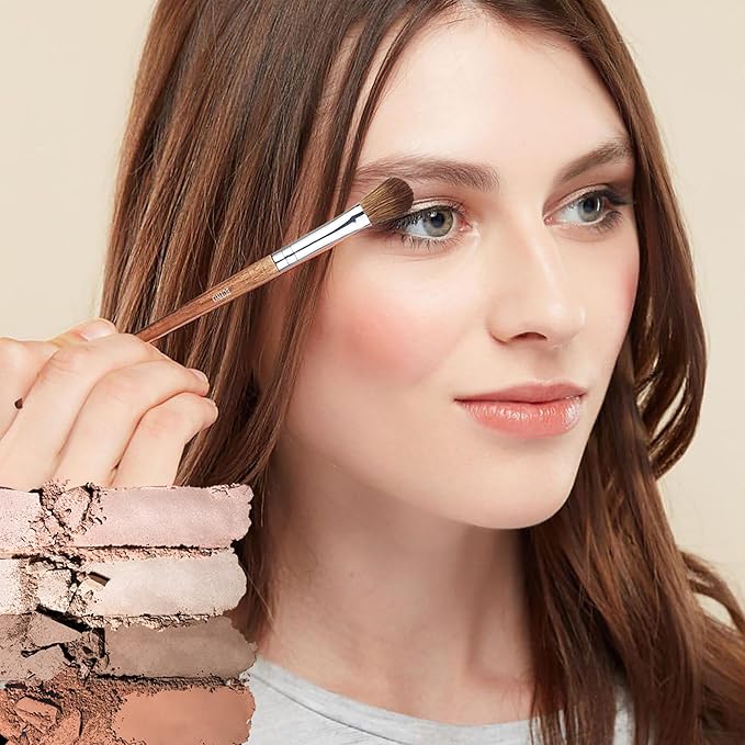 Makeup Brushes Set BUTIYO Eye Make Up Brushes Nature horse hair Concealers Eye shadows Blush Blending Highlight Makeup Brushes 6 Pcs FB-006