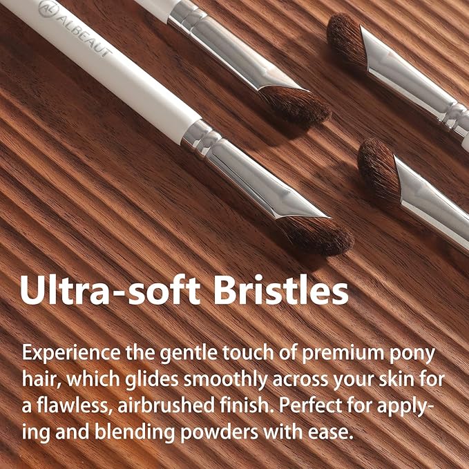 Eyeshadow Brush, Angled Nose Contour Brow Bone Highlight Makeup Brush (190 angled shader)