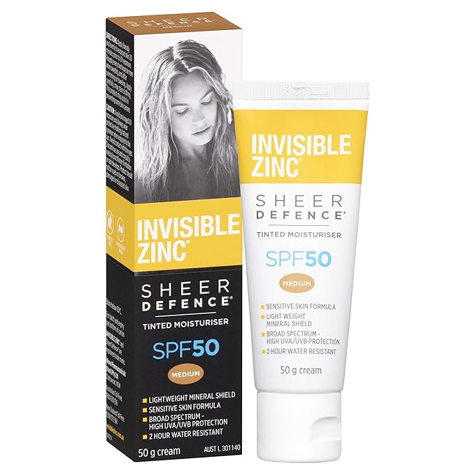 Sheer Defence Moisturizer SPF 50 - Daily Moisturizer With Sun Protection To Prevent Appearance Of Premature Aging Caused By Harmful UV Rays - 50g