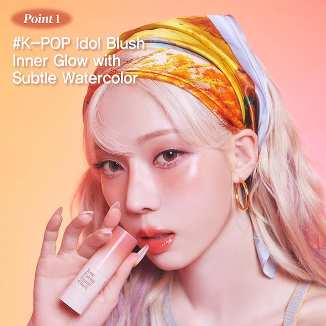 Espoir Tone-Pairing Liquid Blush #3 Serenade | Moisturizing Formula for Dewy Cheeks, Color-Lasting Technology for Longevity, Watercolor-like Subtle Shades, Glow & Radiant Korean Makeup