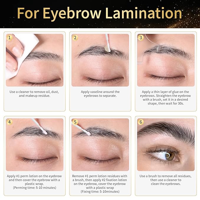 Lash Lift Kit - Plant Extract Eyelash Lift Kit, Professional Salon Grade Perm & Fixation Lotion, Harmless and Long-Lasting Precise Press Bottle Eyelash Perm Kit(Each lotion for 5ml) by DONG RHYME