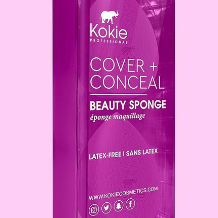 Kokie Cover + Conceal Beauty Sponge 2-PIECE SET