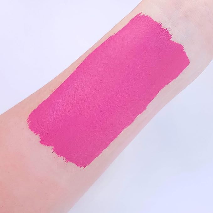 Pro Face & Body Paint Cake Pots by Moon Creations - Dark Pink - Professional Water Based Face Paint Makeup for Adults, Kids - 1.26oz