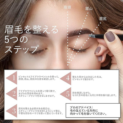 Tweezer Guru Ingrown Hair Tweezers - Pointed Precision Tweezers for Eyebrows & Ingrown Hair Removal - Blackhead and Splinter Tweezer with Sharp Needle Nose Point (2 Piece Set, Pink (Point+Slant))