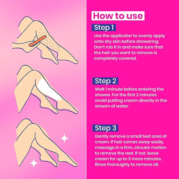 Tame It! Hair Removal Cream 100ml, Jojoba Aloe Vera - Saddle Sore! Soothing Moisturising Balm 50ml, Chamomile Rosehip Oil