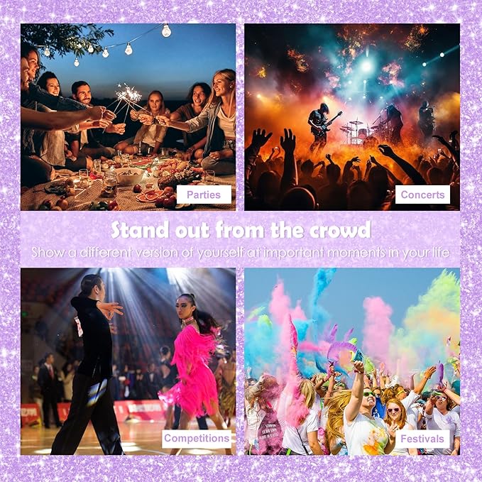 Yosca Body Glitter Gel, 30ML Green St. Patrick's Day Mermaid Face Glitter, Cosmetic Hair Chunky Glitter Sequins for St. Patrick's Day Halloween Coachella Christmas Stage Themed Makeup Rave Accessories