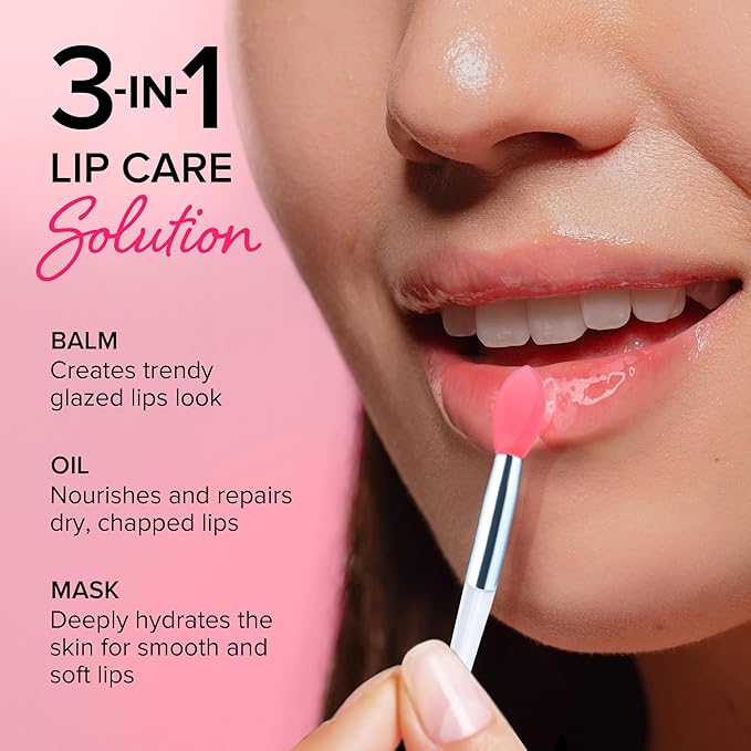 MAREE Lip Moisturizer - Lip Mask Overnight 2 Pack - Moisturizing Lips Butter Balm with Hyaluronic Acid - Lip Sleeping Mask - Lip Moisturizer For Very Dry Lips Care - Hidratante de Labios Care Products