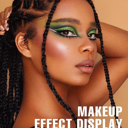 Green Eyeshadow Palette Green Eye Shadow for Women Long Lasting Makeup Pigmented & Ultra Blendable Matte Eyeshadows, 9Green