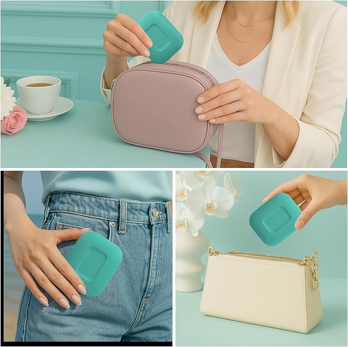 S'bagno LED Makeup Mirror with 1X/5X Magnification, Dimmable Light, Rotation for Beauty, Makeup, Skincare & Grooming, Blue