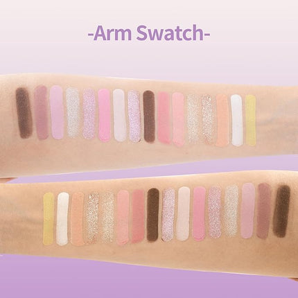 16 Color Dreamy Pastel Eyeshadow Palette-Juicy Girl Edition with Long-Lasting, Blendable and Smudge-Proof, Perfect for Daily Makeup, Dating, Parties (Lively)